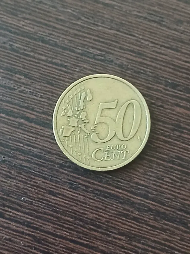 Moneda 50 céntimos RF 2001