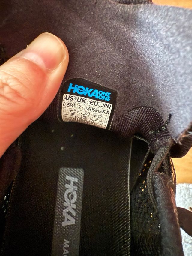 Hoka Mach 5 Zapatillas Running Negras