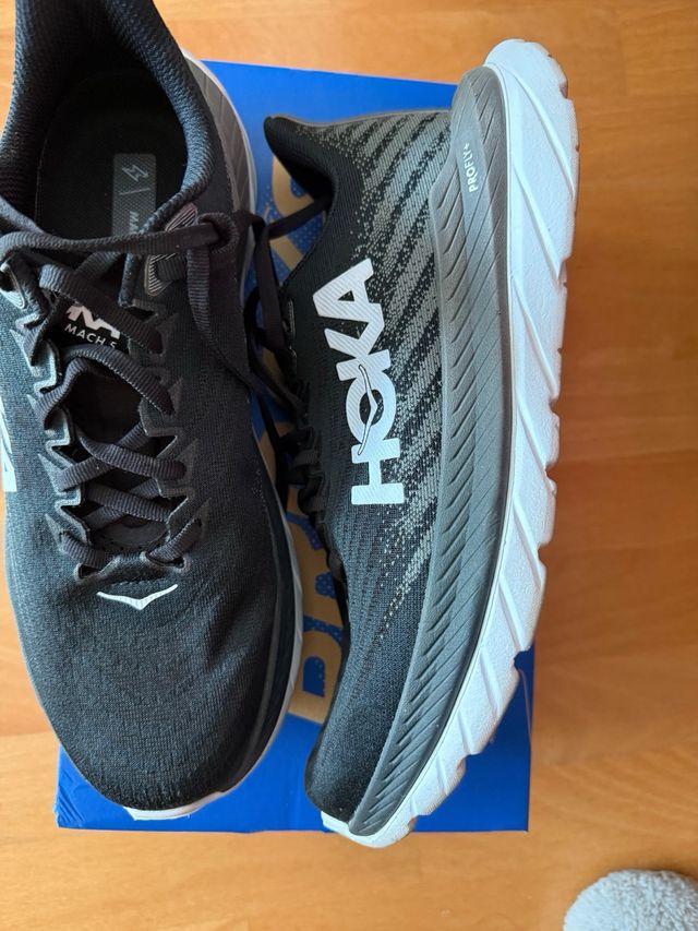 Hoka Mach 5 Zapatillas Running Negras
