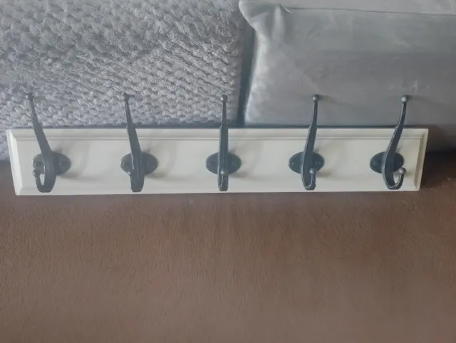 Perchero Pared Ikea 5 Ganchos Marfil