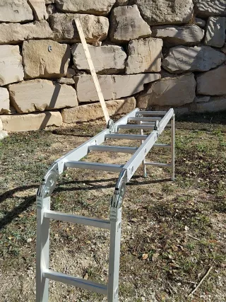 Escalera multiusos plegable aluminio