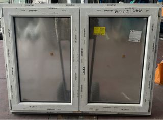 Ventanas PVC  Nuevas vidrios dobles y  gas argón