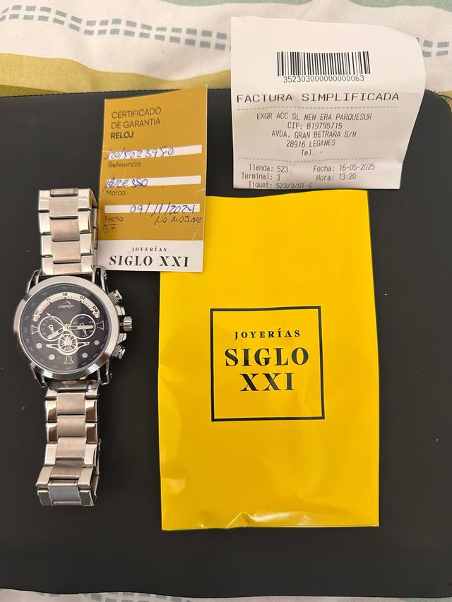 Reloj Siglo XXI Analógico Plata