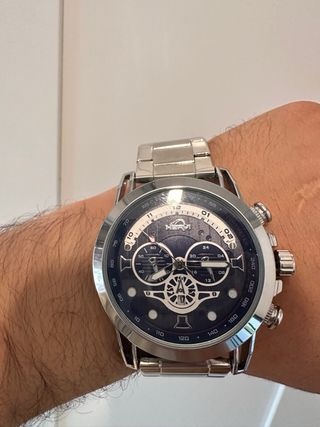 Reloj Siglo XXI Analógico Plata