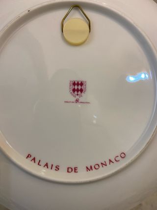 piatto decoro Monte Carlo 1983 collezione