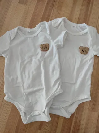 Pack 18 bodies manga corta bebé