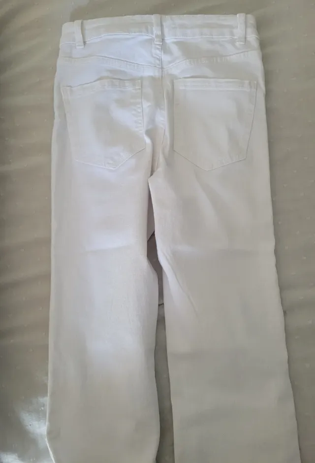 Pantalones vaqueros blancos Lefties Super Skinny
