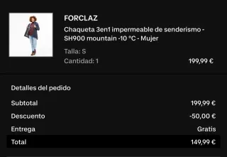 Chaqueta 3en1 impermeable SH900