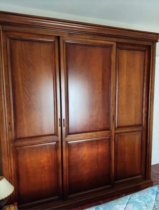 Muebles dormitorio madera maciza