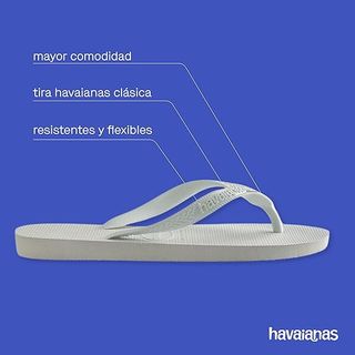 Havaianas Top Brasil Chanclas Blancas Talla 35/36