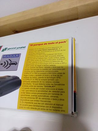 Detector Radares GPS Copilot X-TRO