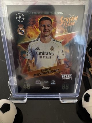 Cromo Franco Mastantuono Scream Team