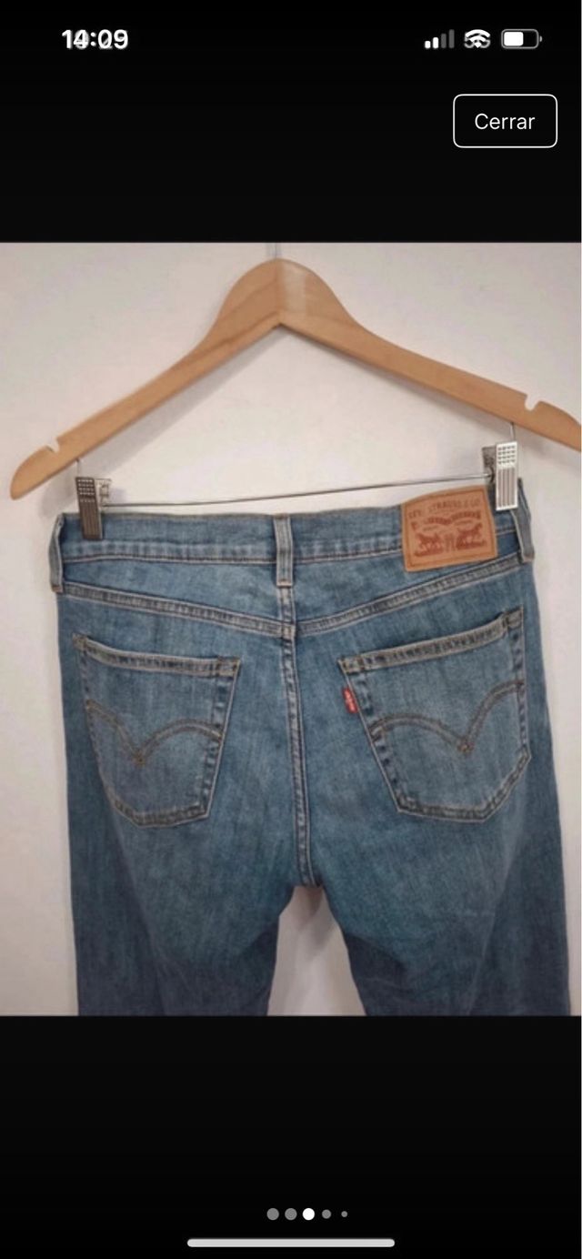 Levi's Boyfriend Jeans Azules Rotos