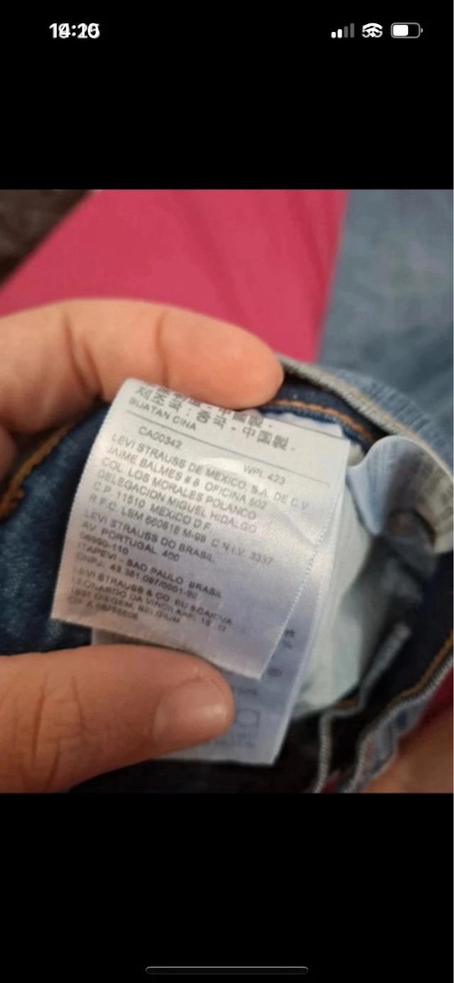 Levi's Boyfriend Jeans Azules Rotos