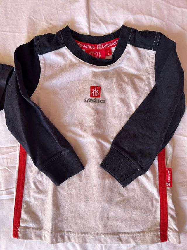 Camiseta Talla 2 Salesianos Manga Larga
