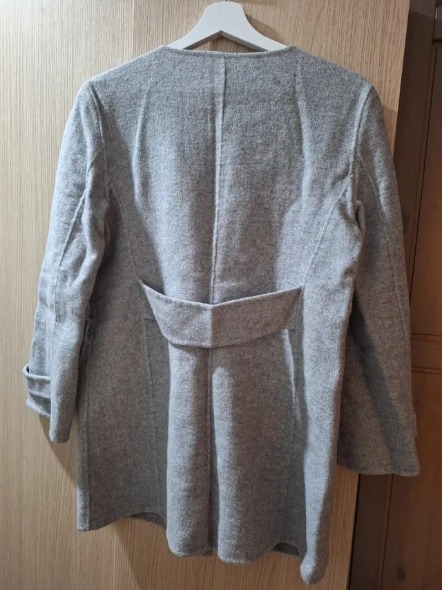 Chaqueta Zara Gris Doble Botonadura