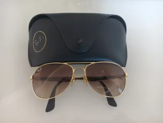 Gafas de sol Ray-Ban Aviator Hombre Doradas