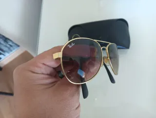 Gafas de sol Ray-Ban Aviator Hombre Doradas