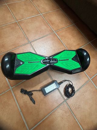 Hoverboard Kawasaki Negro y Verde