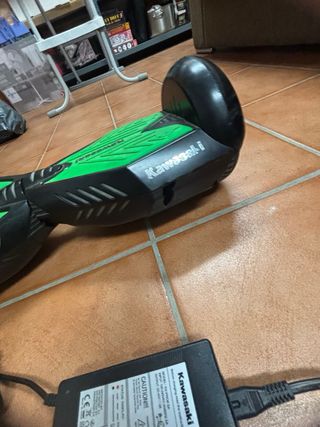 Hoverboard Kawasaki Negro y Verde