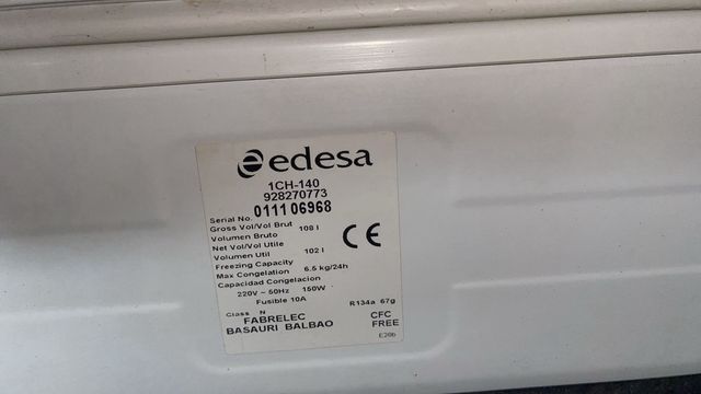 Congelador arcón EDESA
