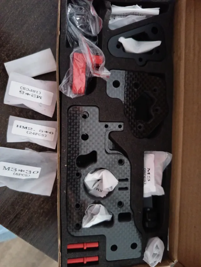 Soporte Impresora 3D Negro/Rojo