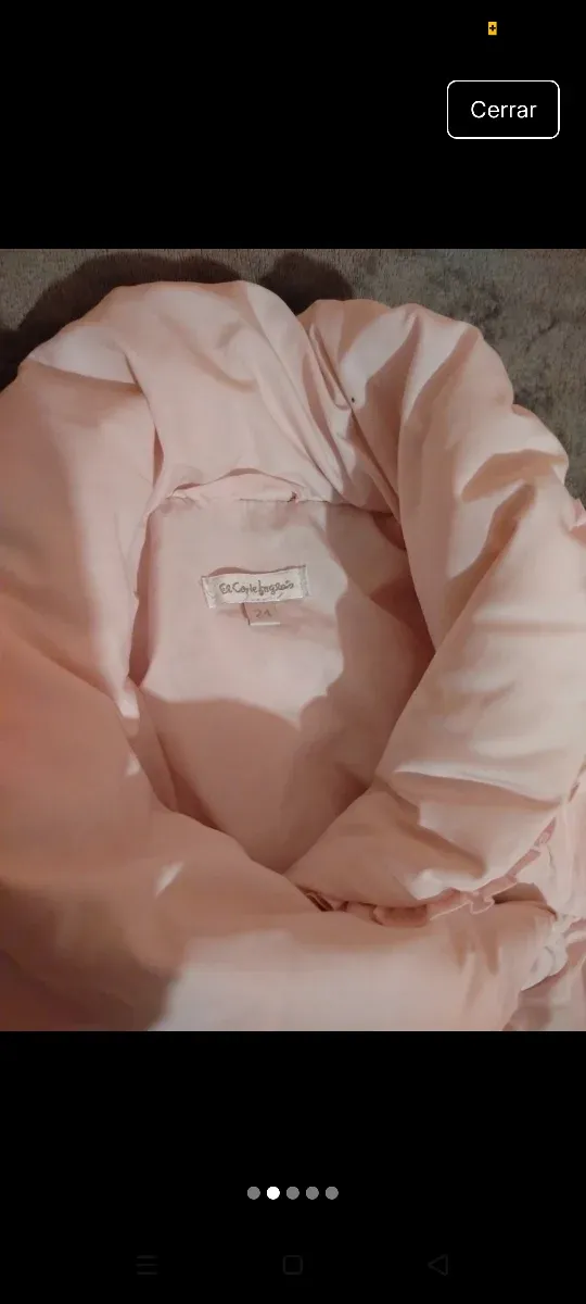 Chaqueta niña rosa