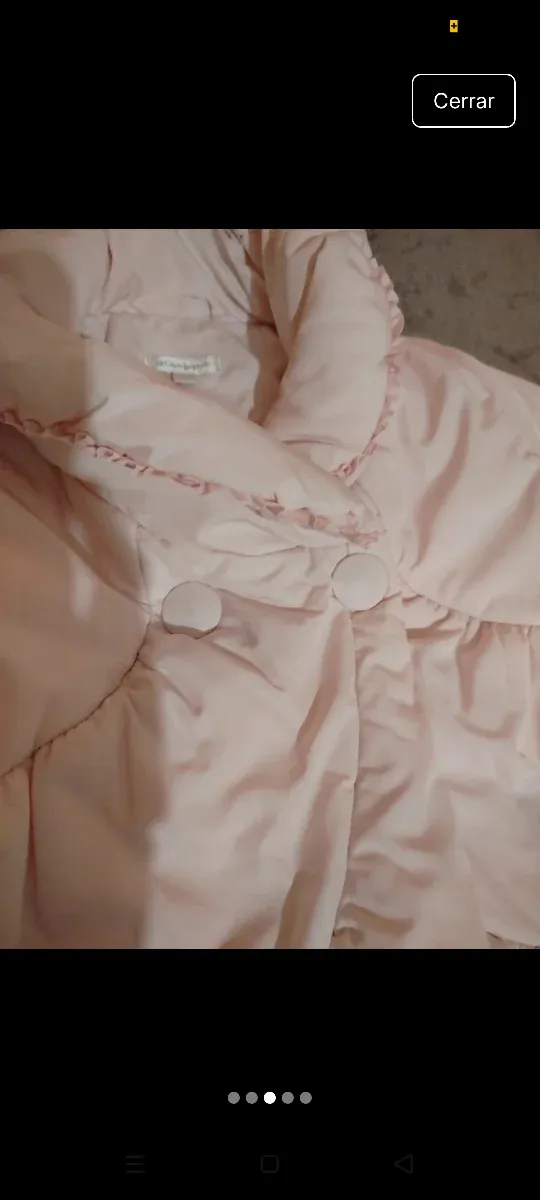 Chaqueta niña rosa