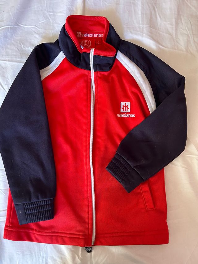 Chaqueta Chándal Uniforme Salesianos Talla 2