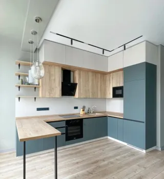 Cocina a medida moderna