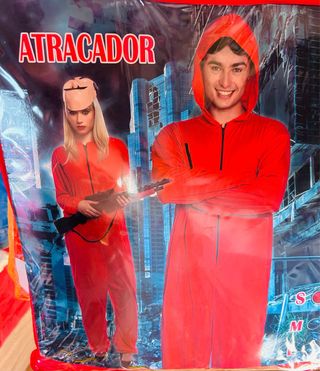 Disfraz Atracador S  payaso S princesa 1/2 años