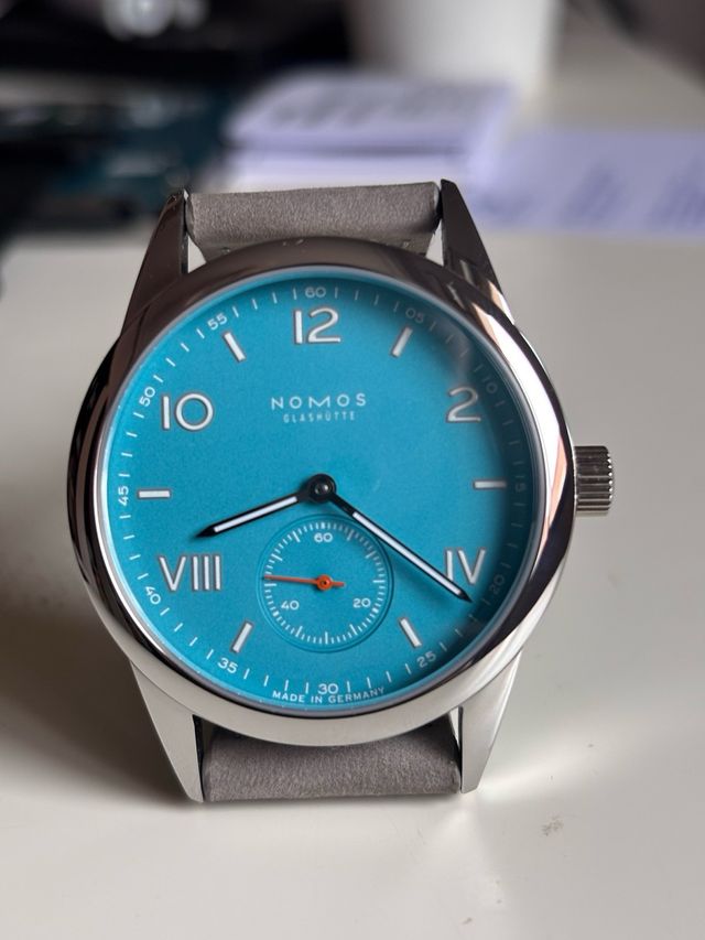 Reloj Nomos Club Campus 38mm Azul