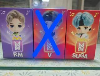 Caja McDonald's TinyTAN Suga