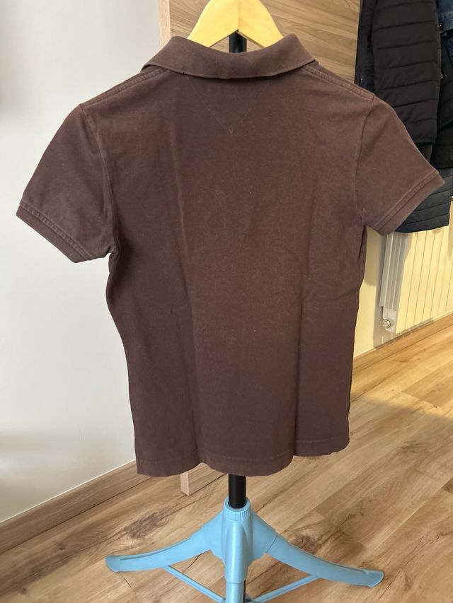 Polo Tommy Hilfiger Marrón Talla S