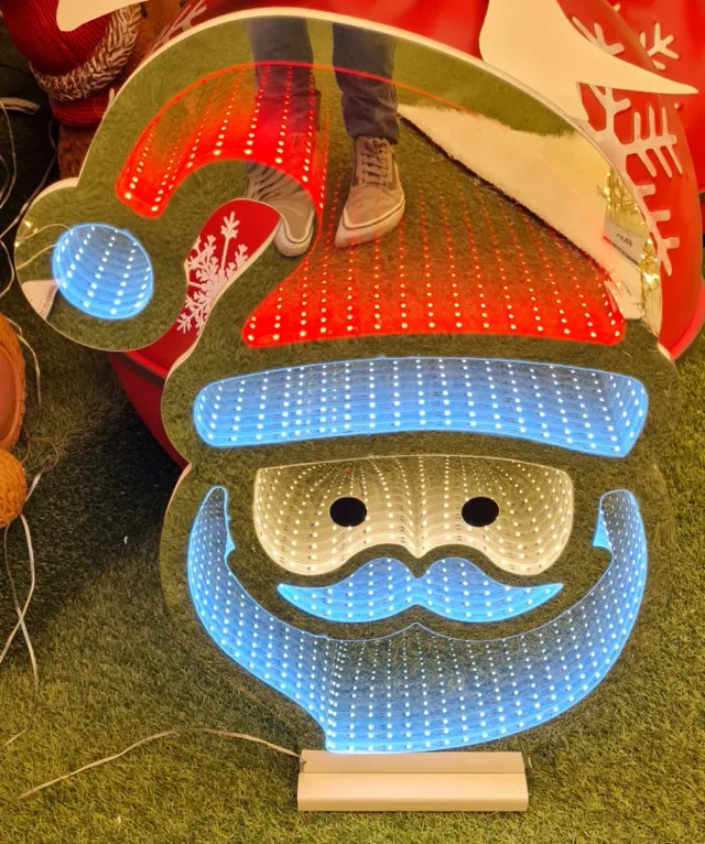 Figura Papa Noel LED Infinita