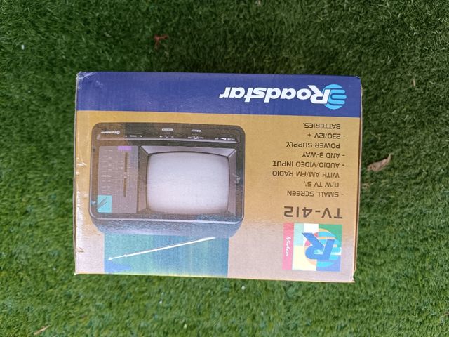 Mini TV Roadstar TV-412 con Radio Vintage
