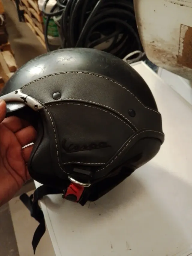 Casco Vespa Original Negro