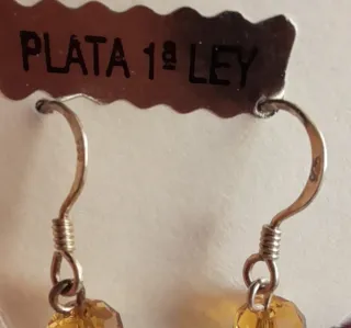 Lote 27 p. Pendientes artesanos esmalte al fuego