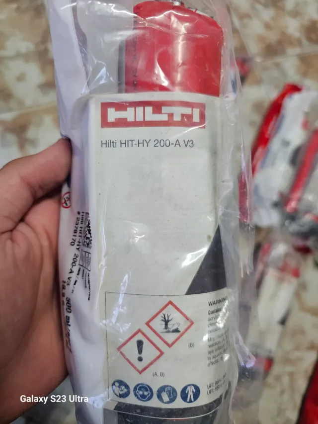 Anclajes Químicos Hilti HY 200 A V-3