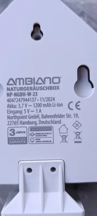 Dispositivo sonoro Relaxound 120 secondi foresta