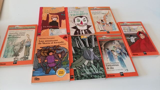 8 libros del barco del vapor en buen estado