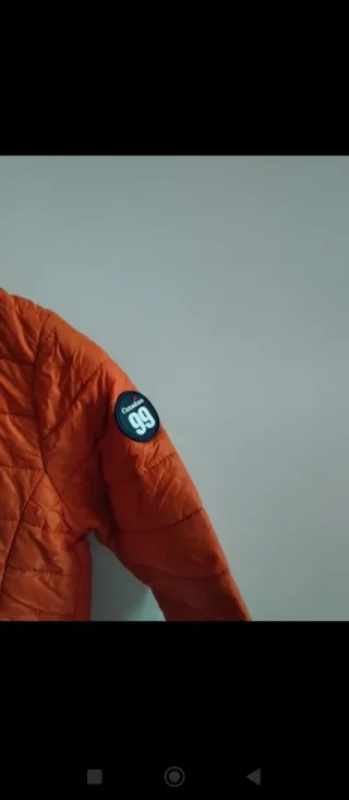 Piumino leggero bambino arancione, taglia 4 anni