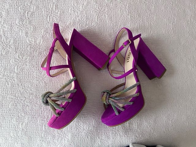 Sandalias Lodi Tiras Cristales Multicolor