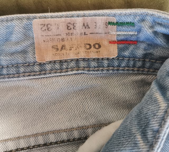 Jeans Diesel Safado W33 L32 lavaggio chiaro