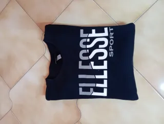 Felpa Ellesse nera con logo
