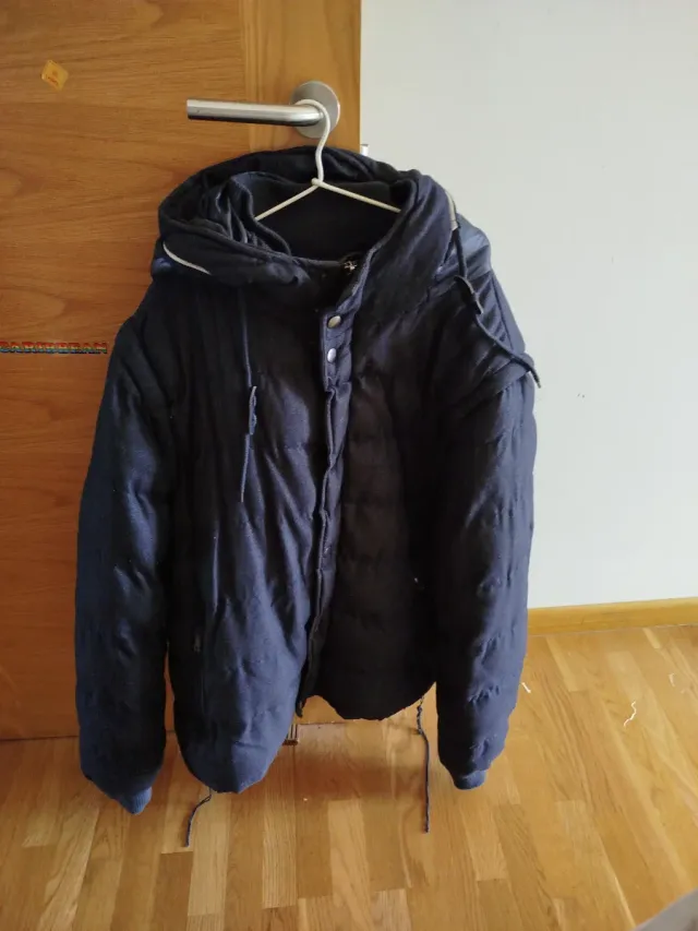 Abrigo azul hombre T XL