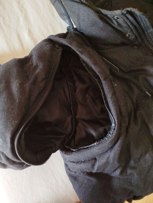 Abrigo azul hombre T XL