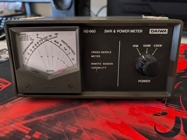 DAIWA NS-660 SWR & POWER METER