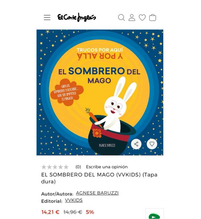 EL SOMBRERO DEL MAGO (VVKIDS)