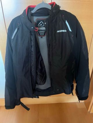 Chaqueta moto mujer Acerbid, forro desmontable